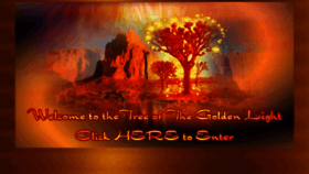 What Treeofthegoldenlight.com website looked like in 2023 (This year)