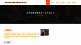 What Tetadts.cn website looked like in 2023 (This year)