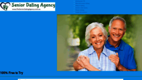 What Theseniordatingagency.com.au website looked like in 2023 (This year)