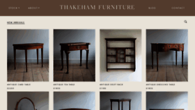 What Thakehamfurniture.co.uk website looked like in 2023 (This year)