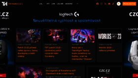 What Tryhard.cz website looked like in 2023 (This year)