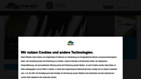 What Timeout.de website looked like in 2023 (This year)