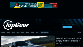 What Topgear.com website looked like in 2023 (This year)