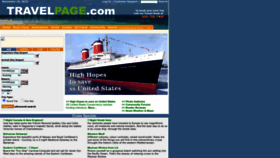What Travelpage.com website looked like in 2023 (This year)