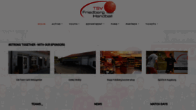 What Tsv-friedberg-handball.de website looked like in 2023 (This year)