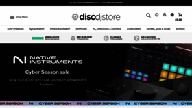 What Thediscdjstore.com website looked like in 2023 (This year)