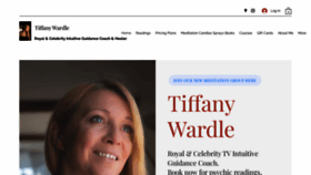 What Tiffanywardle.com website looked like in 2023 (This year)