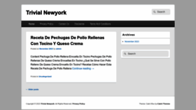 What Trivialnewyork.com website looked like in 2023 (This year)