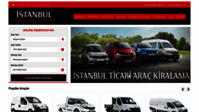 What Ticariarackiralamaistanbul.com website looked like in 2023 (This year)