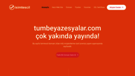What Tumbeyazesyalar.com website looked like in 2023 (This year)
