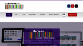 What Thebarcode.com website looked like in 2023 (This year)