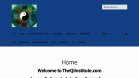 What Theqiinstitute.com website looked like in 2023 (This year)