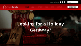 What Toursincanada.com website looked like in 2023 (This year)