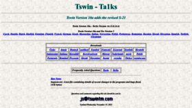 What Tswintm.com website looked like in 2023 (This year)