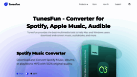 What Tunesfun.com website looked like in 2023 (This year)