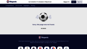 What Tiksports.net website looked like in 2023 (This year)