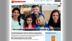 What Typinginstructor.biz website looked like in 2023 (This year)