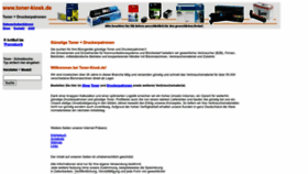 What Toner-kiosk.de website looked like in 2023 (This year)