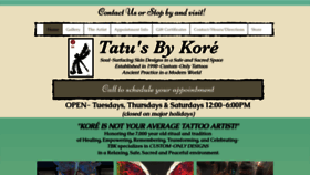 What Tatusbykore.com website looked like in 2023 (This year)
