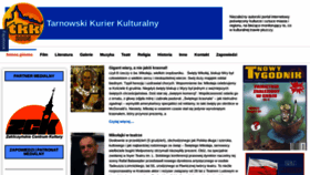 What Tarnowskikurierkulturalny.pl website looked like in 2023 (This year)