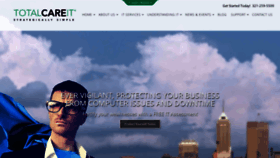 What Totalcareit.com website looked like in 2023 (This year)