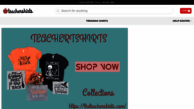 What Theteachershirts.com website looked like in 2023 (This year)