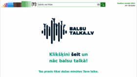 What Tezaurs.lv website looked like in 2023 (1 year ago)