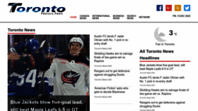 What Torontonews.net website looked like in 2023 (This year)
