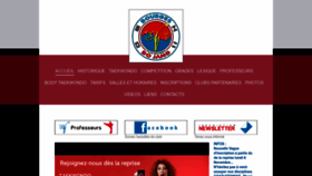 What Taekwondo-bourges.com website looked like in 2023 (This year)