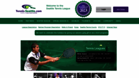 What Tennis-seattle.com website looked like in 2023 (This year)