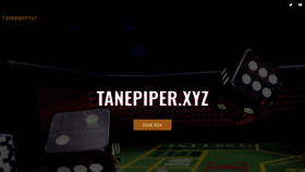 What Tanepiper.xyz website looked like in 2023 (This year)