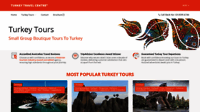 What Turkeytravelcentre.com website looked like in 2023 (This year)