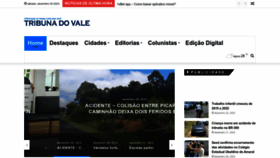 What Tribunadovale.com.br website looked like in 2023 (This year)