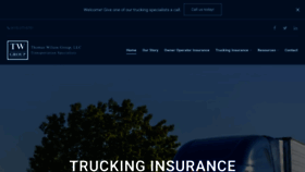 What Twgtruckinsurance.com website looks like in 2024 