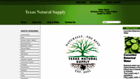 What Texasnaturalsupply.com website looks like in 2024 