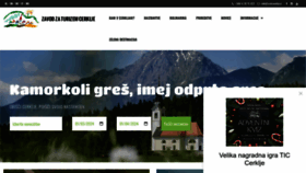 What Tourism-cerklje.si website looks like in 2024 