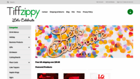 What Tiffzippy.com website looks like in 2024 