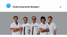 What Tandartsenpraktijkbellegem.be website looks like in 2024 