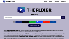 What Theflixertv.to website looked like in 2024 (1 year ago)