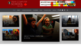 What Teenscomputerschool.com website looks like in 2024 