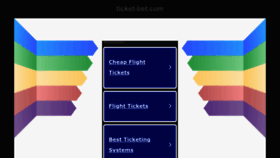 What Ticket-bet.com website looks like in 2024 