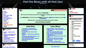 What Theblues-thatjazz.com website looks like in 2024 