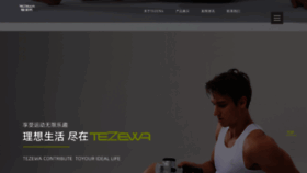 What Tezewa.com website looks like in 2024 