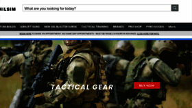 What Tacticalpaintballandairsoft.com website looks like in 2024 