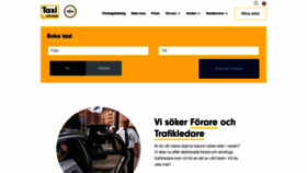 What Taxigoteborg.se website looks like in 2024 