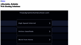 What Tinasdynamichomeschool.com website looks like in 2024 