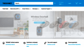 What Tecknet.co.uk website looked like in 2024 (1 year ago)