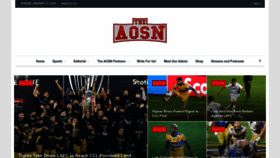 What Theaosn.com website looks like in 2024 