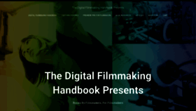 What Thedigitalfilmmakinghandbook.com website looks like in 2024 
