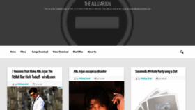 What Thealluarjun.blogspot.com website looks like in 2024 